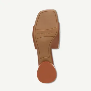 NEW Franco Sarto Loran Sandals in Brown Leather Size 8.5 Wide thumbnail 3