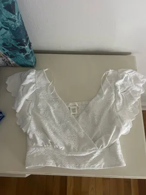White summer top thumbnail 1