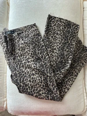 Just Black Denim cheetah jeans thumbnail 1