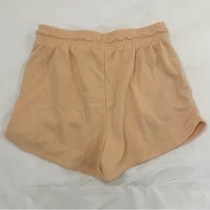 H&M light orange/peach colored lounge‎ shorts size medium thumbnail 4