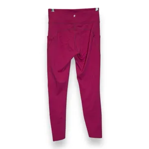 Peloton‎ Move Mission Tulip Hem Leggings Sz M High Rise Pink Cycling Athletic thumbnail 3