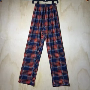 NFL Chicago Bears Plaid Pajama XS Orange‎ Blue Sleepwear Lounge thumbnail 2