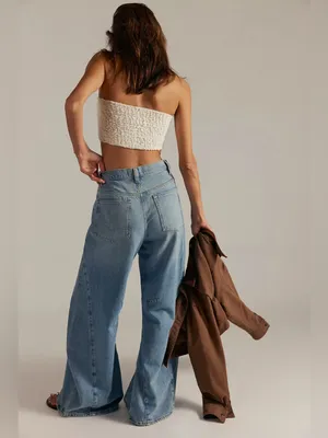 Free people Eden High Slouchy Flare Jeans thumbnail 2