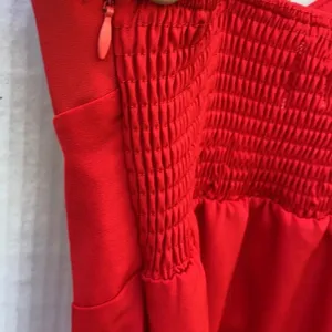 Princess Polly size 8 Red Zuri Plunge Pleated Bust Fitted Sheath Mini dress-DEFECT thumbnail 6