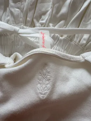 Free People Movement Prima Tiered Shortie Romper White Small thumbnail 4