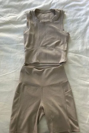 Tan Athletic Set thumbnail 1