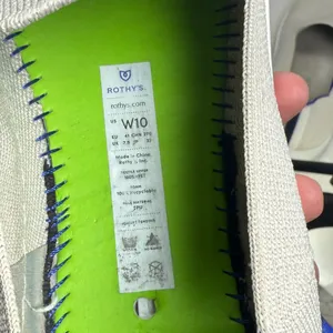 Rothy’s The Original Slip-On Sneaker Off-White/ Light Gray Sz 10 thumbnail 12