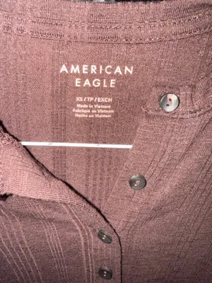 Brown American Eagle Long Sleeve thumbnail 2