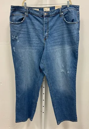 NWT Universal‎ Thread High Rise 90s Straight Leg Jeans Comfort Stretch W24 thumbnail 1