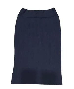 Halara NEW Ribbed Knit High Waisted Crossover Side Split Bodycon Midi Skirt M thumbnail 5