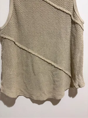 Free People We The Free Shore Side Muscle Tank in Dunes thumbnail 10