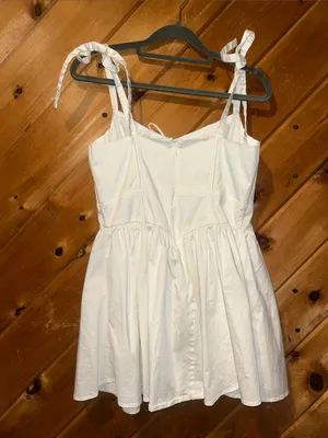For love & lemons Jessie white corset mini dress thumbnail 8