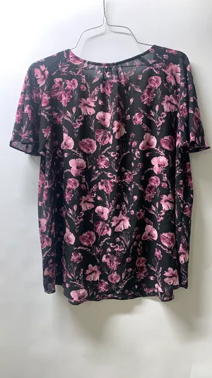 Elle Top Sleeveless floral patterns size large thumbnail 2