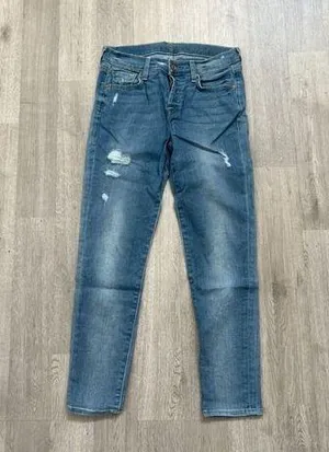 7 For All Mankind Jeans Skinny Woman Size 25 thumbnail 1