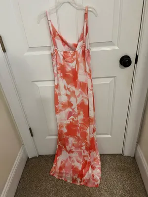 cowl neck floral maxi dress thumbnail 3