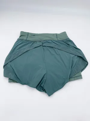 Sweaty Betty Tempo Run Shorts Size 4 Cool Forest Green Running Athletic Sporty thumbnail 10