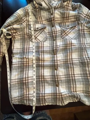 COZY FALL ESSENTIAL - Plaid Sherpa-Lined Brand New With Tags! thumbnail 8