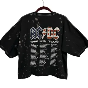 NWOT AC/DC Graphic Band Tee 1980 US Tour thumbnail 2