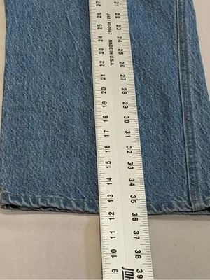 J Crew Slim Wide Leg Crop Jeans Women’s Size 30 Medium Wash Casual thumbnail 3