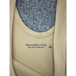 Abercrombie & Fitch SoftAF Ribbed Thong Bodysuit Butter Yellow Large thumbnail 6