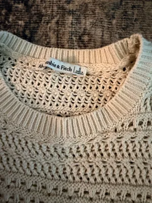 Abercrombie and Fitch Crochet Sweater thumbnail 4