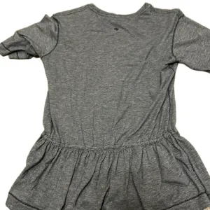 Lululemon size 4‎ cinched waist gray adorable top thumbnail 2