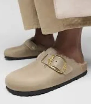 Birkenstock Boston Big Buckle Shearling Clogs thumbnail 1