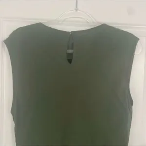 NWT ASOS Design Cowl Neck Hitched Hem Cupro Mini Dress Dark Green Size 10 thumbnail 12