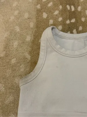 Alo Yoga off-white Seamless Delight High Neck Bra women’s size small thumbnail 5