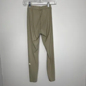 Alo Ribbed High Waist 7/8 Blissful Legging Womens Gravel Size XXS thumbnail 10