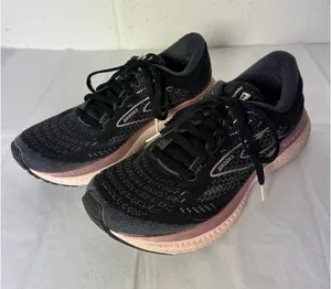 Brooks‎ Glycerin 19 Running Shoes Cushioned Athletic Sneakers Black Pink 9.5 thumbnail 1