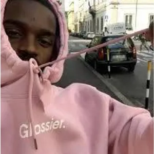 Glossier Blush Pink Hoodie thumbnail 2