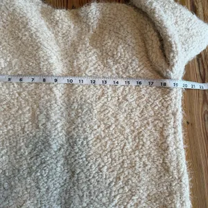 POL Boucle Eyelash Cardigan Sweater Beige Size M Boho Open‎ Front Asymmetric thumbnail 4