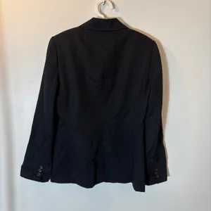 Banana Republic Wool Blazer Size 2‎ Black thumbnail 4