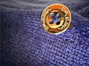 Lilly Pulitzer Linen Cardigan Sweater XXS XS True Navy Myra Open Front Drape thumbnail 8