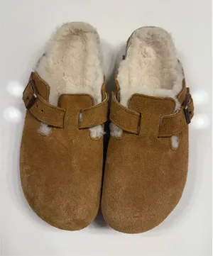 Birkenstock Boston Shearling suede leather thumbnail 1