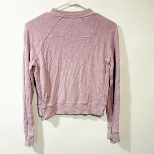 Lululemon Close Comfort‎ Crewneck Heathered Pink Bliss Pullover thumbnail 3