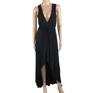 KIMCHI BLUE Hi Low Maxi Dress Women XS Black Party Resort Whimsygoth Boho NWT thumbnail 3