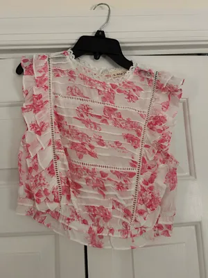 The Vintage Shop Pink and white set top thumbnail 2