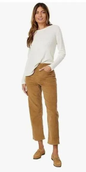 NWT Levi's Women's 314 Shaping Straight Brown Corduroy Jeans 28X30 thumbnail 1