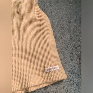 White fox boutique Tan Waffle lounge Shorts small thumbnail 4