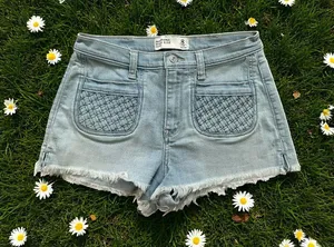 ABERCROMBIE & FITCH High Rise Denim Shorts Size 29 / US 8 thumbnail 1