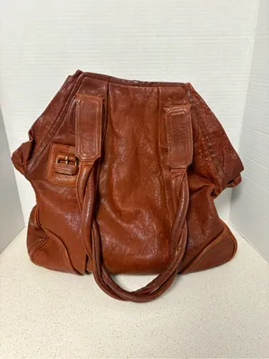 Vintage Gustto Leather Hobo Slouchy Shoulder Bag thumbnail 4