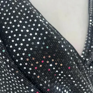 Grace Karin Silver Sequin Dress Sz L Mob Wife Holiday Clubwear Ruched Sparkly thumbnail 11