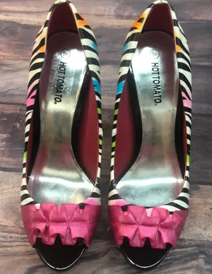 Hot Tomato sz 8 multicolor women shoes thumbnail 1
