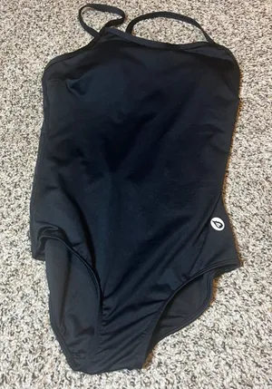 Baleaf Leotard One Piece‎ Swimsuit Athletic Dance Black Size 34 thumbnail 1