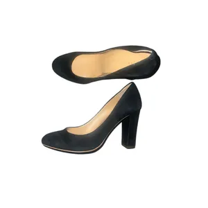 J.Crew Olive Suede Black Sz 7 Pumps thumbnail 5