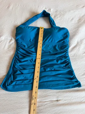 Temp Me Removable Padded Push Up Bra‎ Swim Top Asymmetric Cut Swim Top thumbnail 5