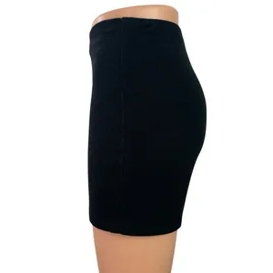Princess Polly Keanu Black Ribbed Skinny Yoga Athletic Activewear Biker Shorts 4 thumbnail 2
