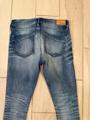 Express Women's Skinny Jeans in Blue Wash thumbnail 5